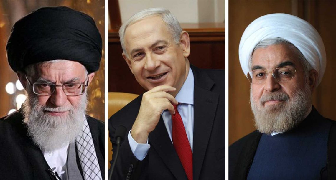 Netanyahu_Rouhani_Khamenei_Iran