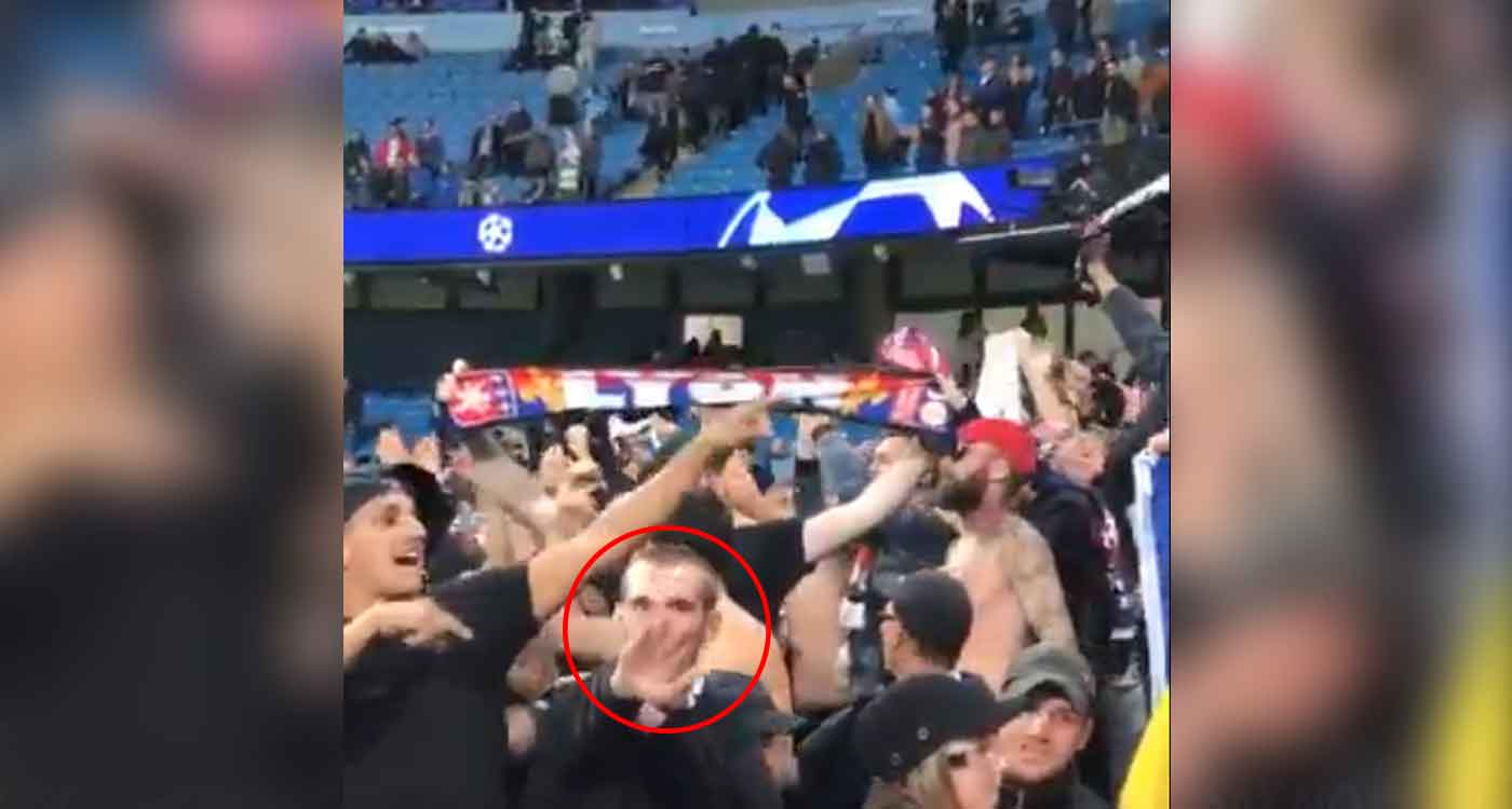 Lyon football club vows lifetime ban for fan filmed performing Nazi ...