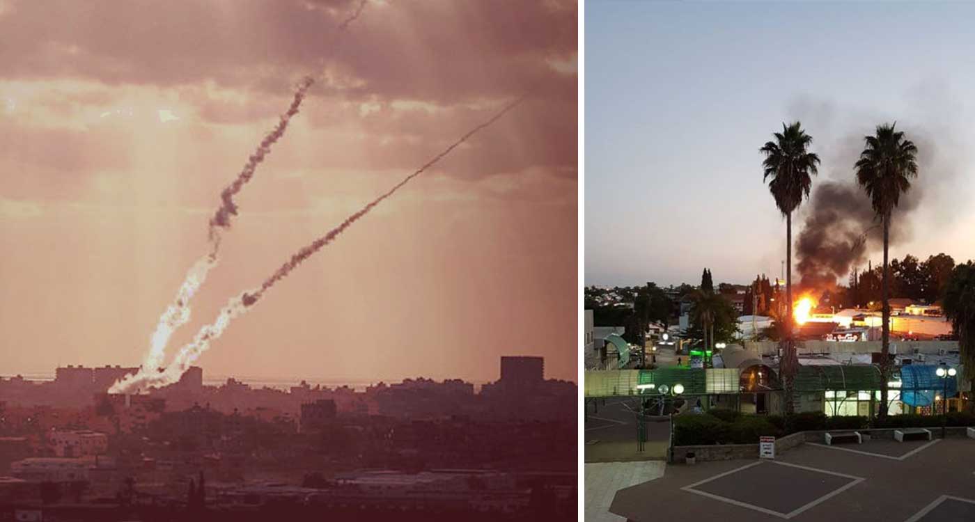 Major Escalation In Violence As Gaza Terrorists Fire 80+ Rockets At Israel