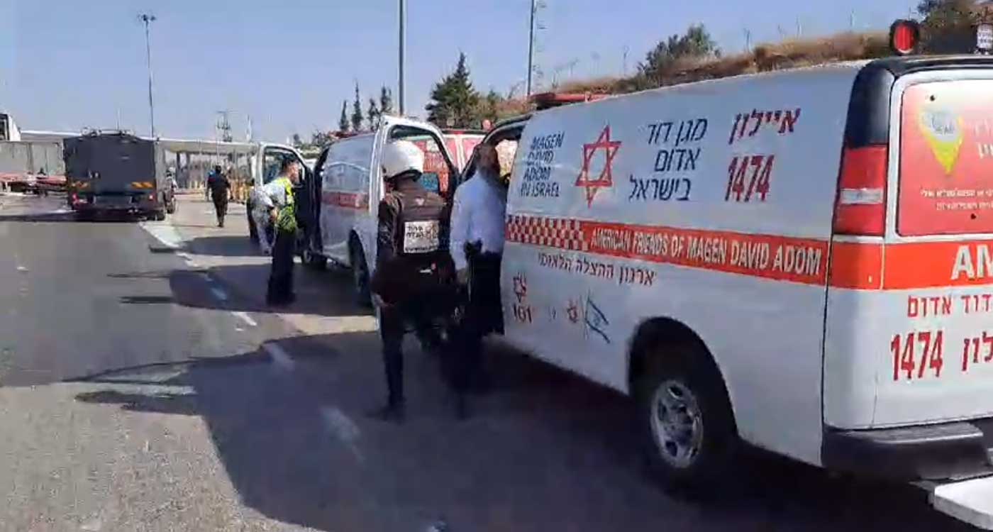 Israeli Killed Five Injured In Palestinian Terror Truck Ramming   Modiin Terror Attack Truck Ramming 